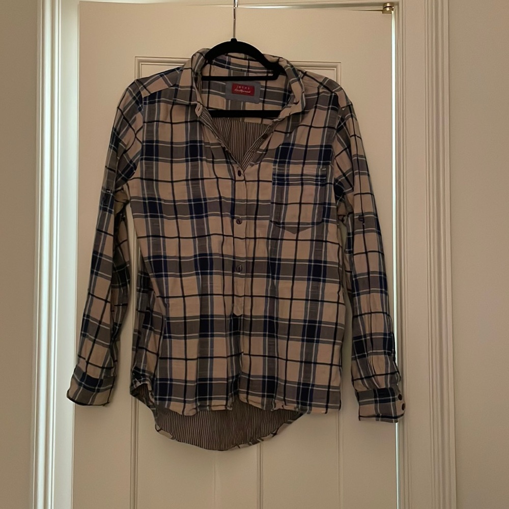 Jachs Girlfriend Flannel Shirt Size L